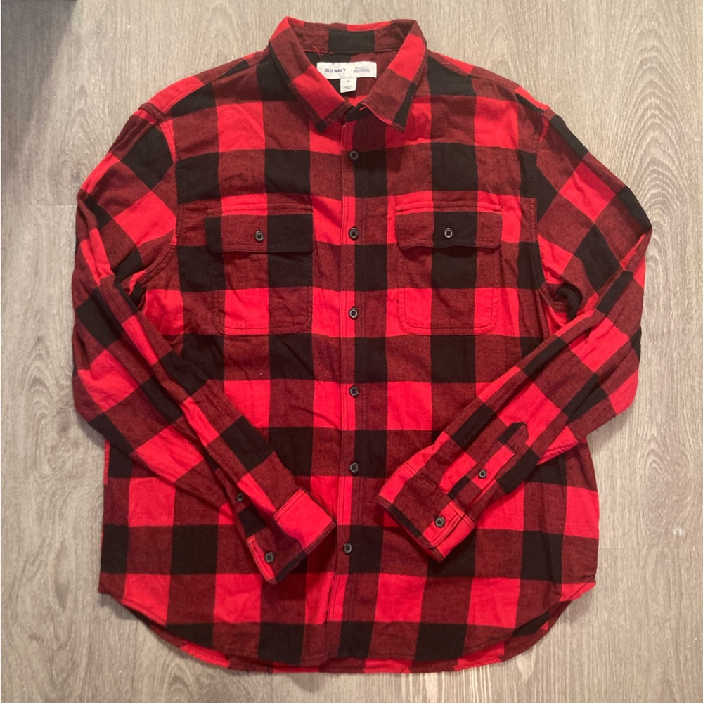 Old Navy Flannel Button Down Shirt